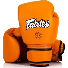 Рукавиці для боксу FAIRTEX BGV16 Leather Muay Thai Orange
