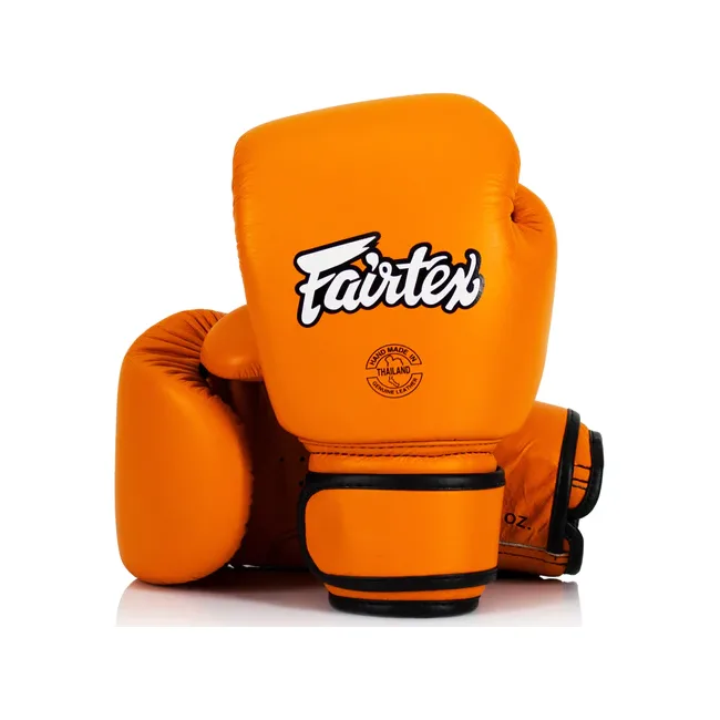 Рукавиці для боксу FAIRTEX BGV16 Leather Muay Thai Orange