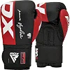Перчатки для бокса RDX F4 Hook & Loop Red Black