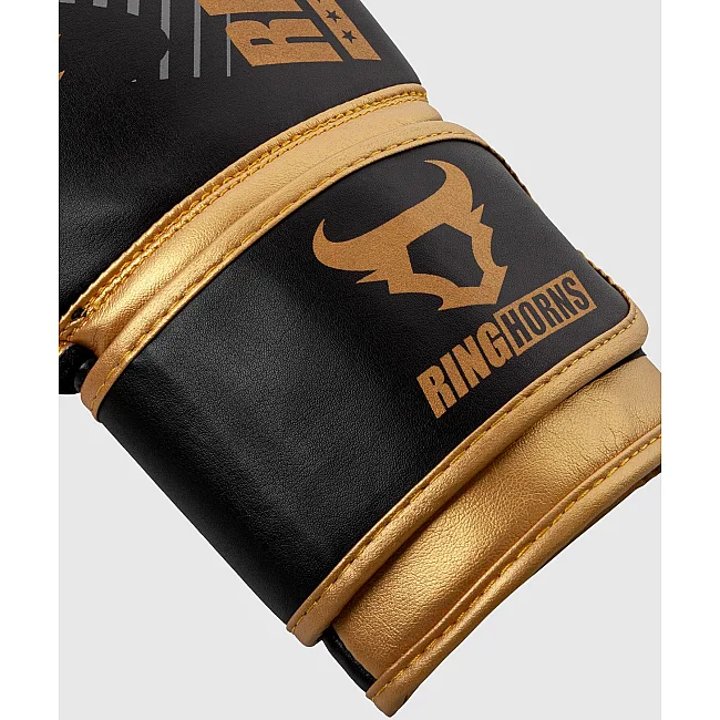 Перчатки для бокса RINGHORNS Charger MX Black Gold