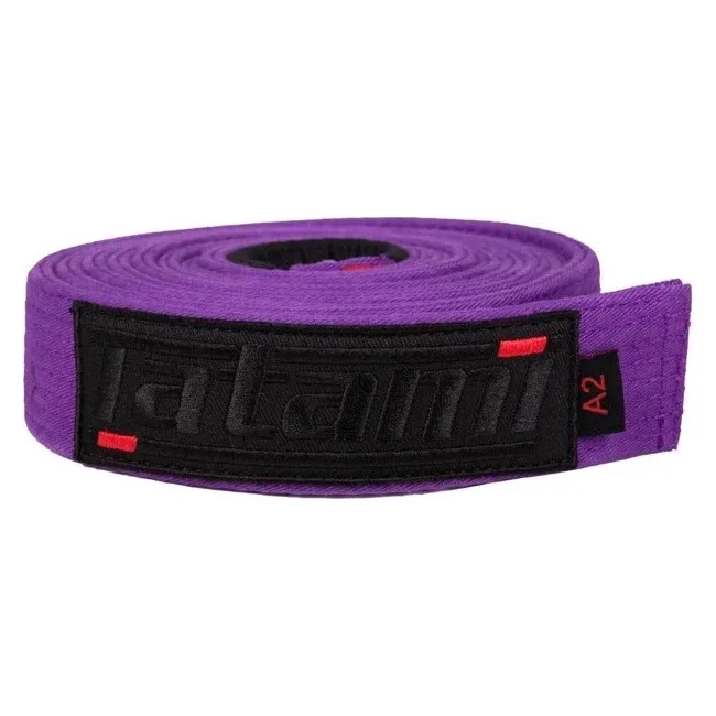 Пояс для кимоно джиу-джитсу TATAMI Premium BJJ Purple Belt