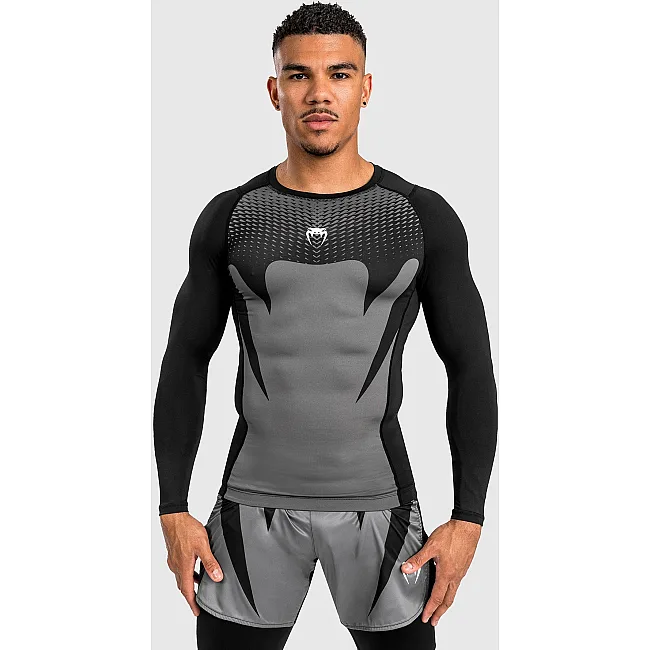 Рашгард с длинным рукавом VENUM Attack Black