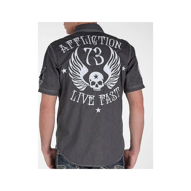Сорочка з коротким рукавом AFFLICTION Metal Mercy