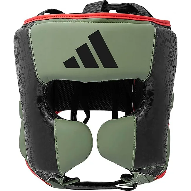 Шлем для бокса Adidas Combat 50 | черно/зеленый | ADIC50HG ADIDAS