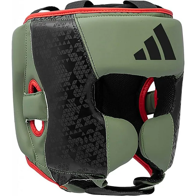 Шлем для бокса Adidas Combat 50 | черно/зеленый | ADIC50HG ADIDAS