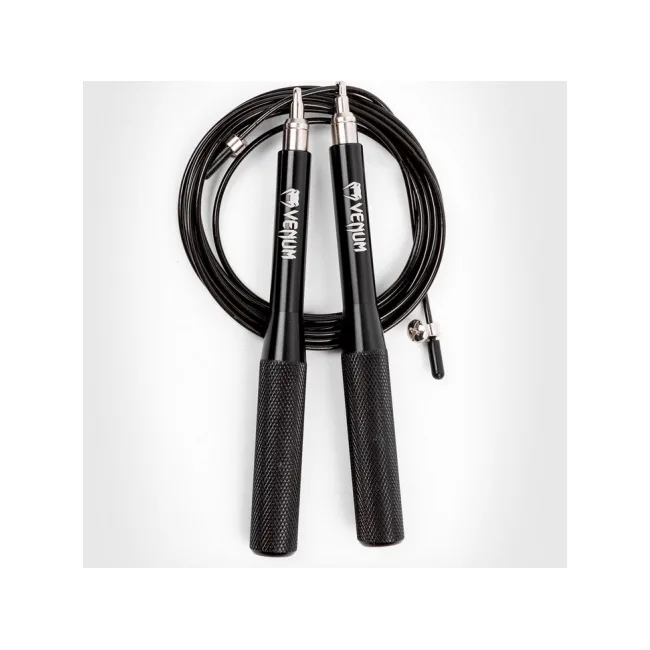 Скоростная скакалка Venum Thunder Evo Jump Rope Black