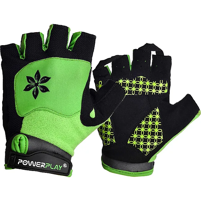 Велоруковицы женские POWERPLAY 5284 B Зеленые