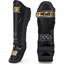 Защита голени и стопы LEONE DNA Rex Leather Black