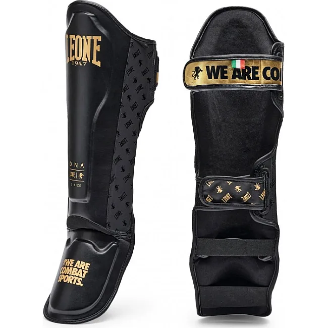 Защита голени и стопы LEONE DNA Rex Leather Black