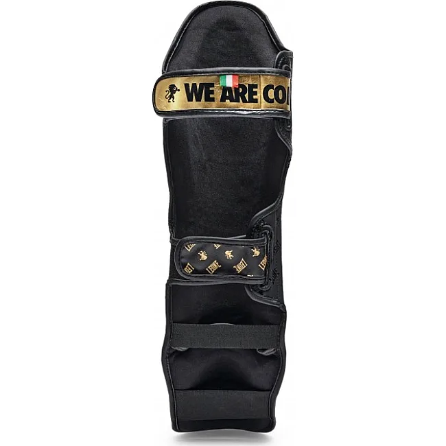 Защита голени и стопы LEONE DNA Rex Leather Black
