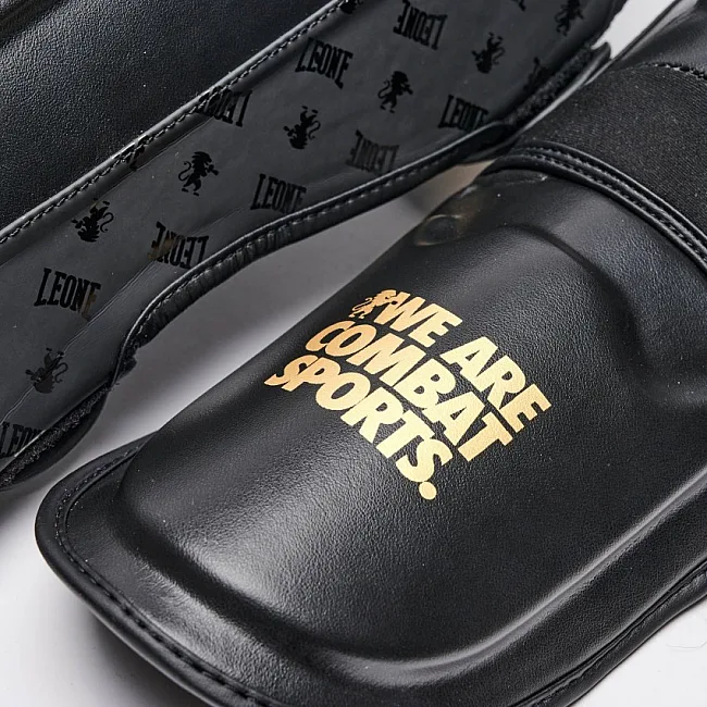 Защита голени и стопы LEONE DNA Rex Leather Black