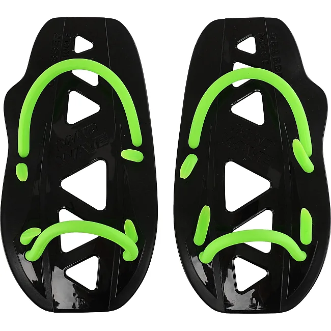 Лопатки для плавания ласты для рук MADWAVE Grabber junior M074307 (Черный)