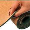 Коврик для йоги Пробковый каучуковый двухслойный Yoga mat BLOOM LB7121 183x61мx0.6cм