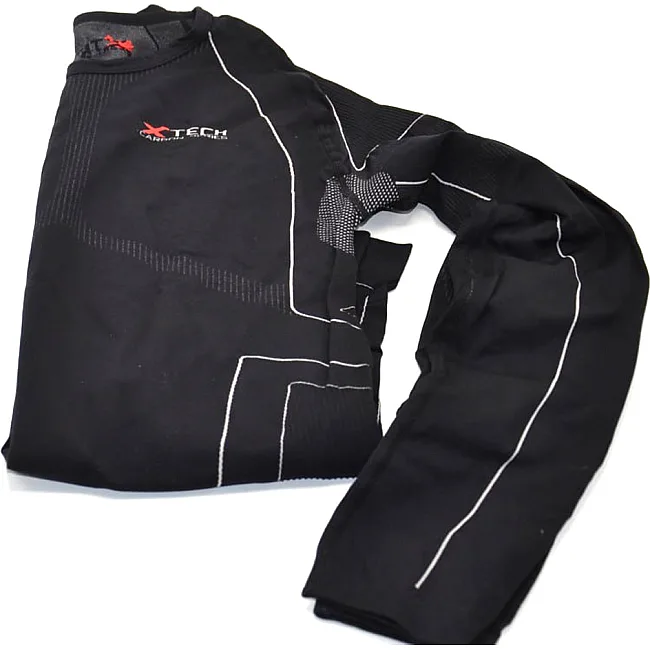 Термокофта (лонгслив) X TECH Maglia Race 3 Munica Lunga giroc Nero Черная