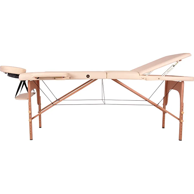 Массажный стол inSPORTline Japane 3-Piece Wooden – золотистый