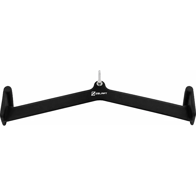 Рукоятка для тяги вниз c широким хватом Lat Pull Down Bar нескользящее покрытие ZELART TA-00062 (Черный)
