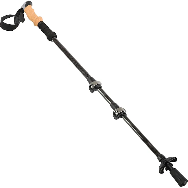 Палка для скандинавской ходьбы Bergsteiger SP-SPORT TY-7013 63-135см (Черный)