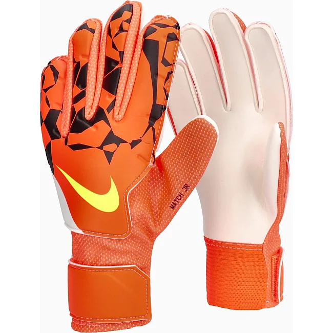 Вратарские перчатки NIKE NK GK MATCH JR-HO24 оранжевый (для детей)