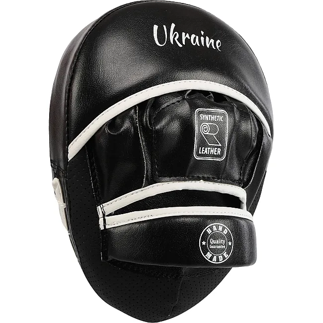 Лапа боксерская изогнутая тренировочная BOXER NEW 2013-N (Синий)
