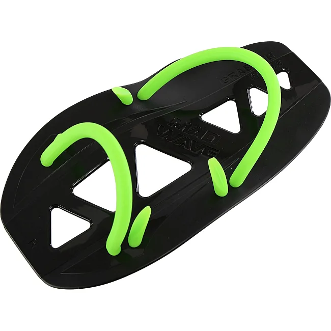 Лопатки для плавания ласты для рук MADWAVE Grabber junior M074307 (Черный)