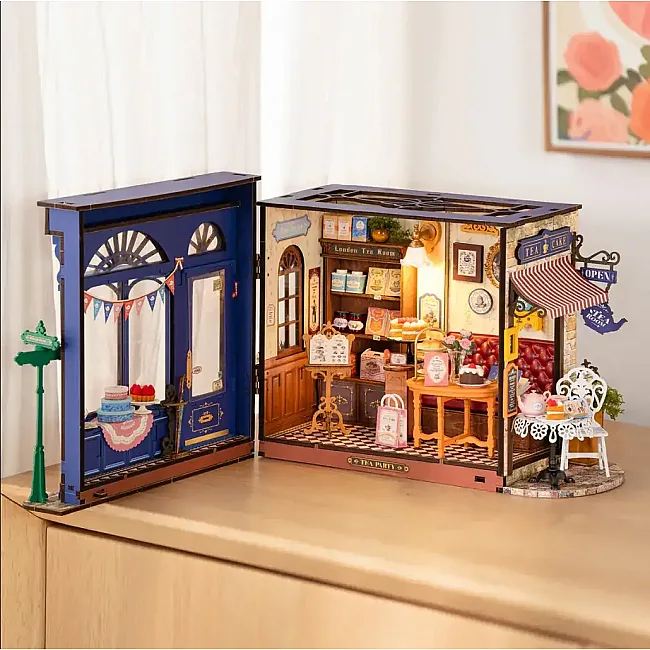 Конструктор 3D міні-будинок Robotime Rolife Leisure Time Tea Room DG171