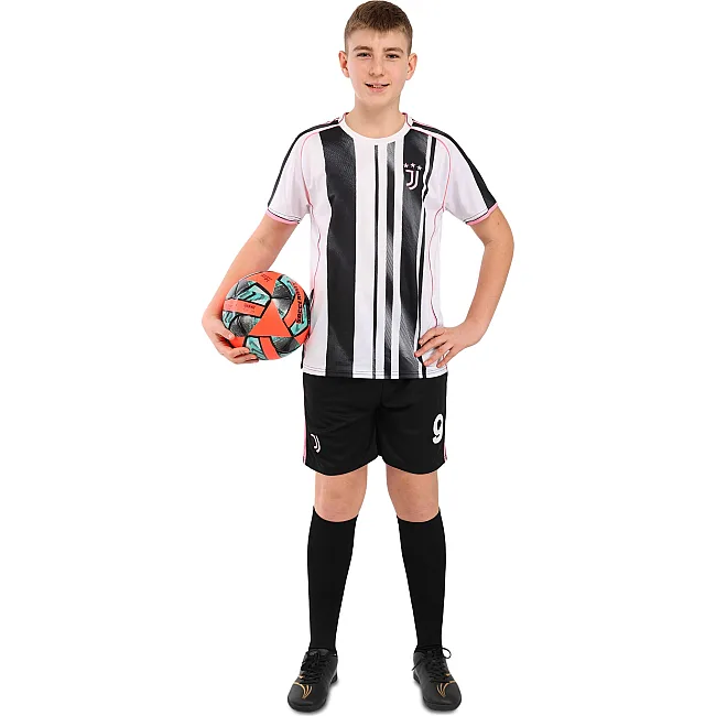 Футбольна форма дитяча із символікою клубу JUVENTUS домашня 2026 SP-SPORT CO-7351 (Білий-чорний)