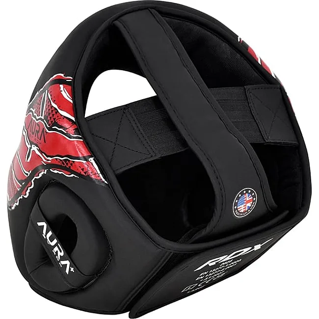 Шолом RDX HEAD GUNDER ARMOURRD NEW AURA F17 чорний, червоний