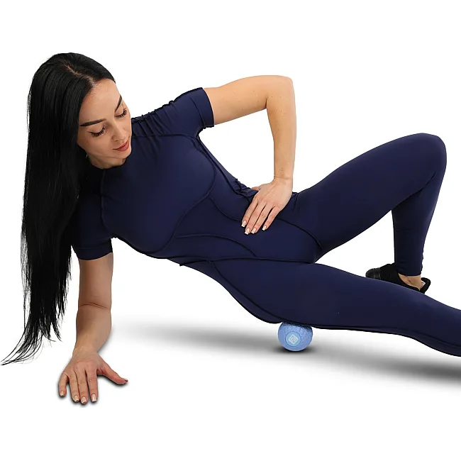 Мяч массажный двойной для МФР и самомассажа Duoball ZELART FI-7693 ø8см (Разные цвета)