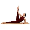 Коврик для йоги Пробковый каучуковый двухслойный Yoga mat BLOOM LB7121 183x61мx0.6cм