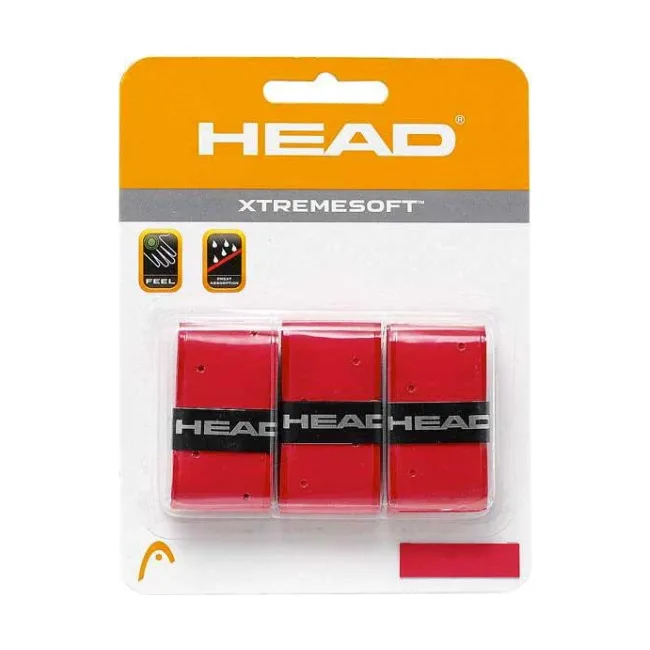 Обмотки на ручку ракетки Head XtremeSoft Grip Overwrap, dozen red 3 шт