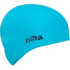 Шапочка для бассейна силиконовая на длинные волосы CIMA PL-2989 (Голубой)