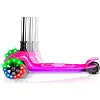 Детский самокат трехколесный Ricokids Jelly розовый