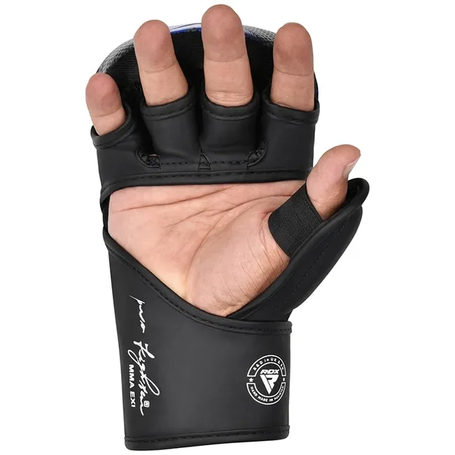 Перчатки для ММА (Греплинговые перчатки) RDX одобрено IMMAF XL Blue