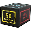Бокс пліометричний тумба для кросфіту Пліобокс SOFT PLYO BOX LiveUp LP8155 1шт 50х60х75см