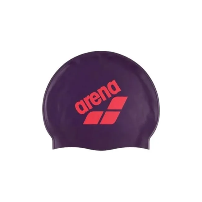 Шапочка для плавания Arena BIG LOGO CAP фиолетовая