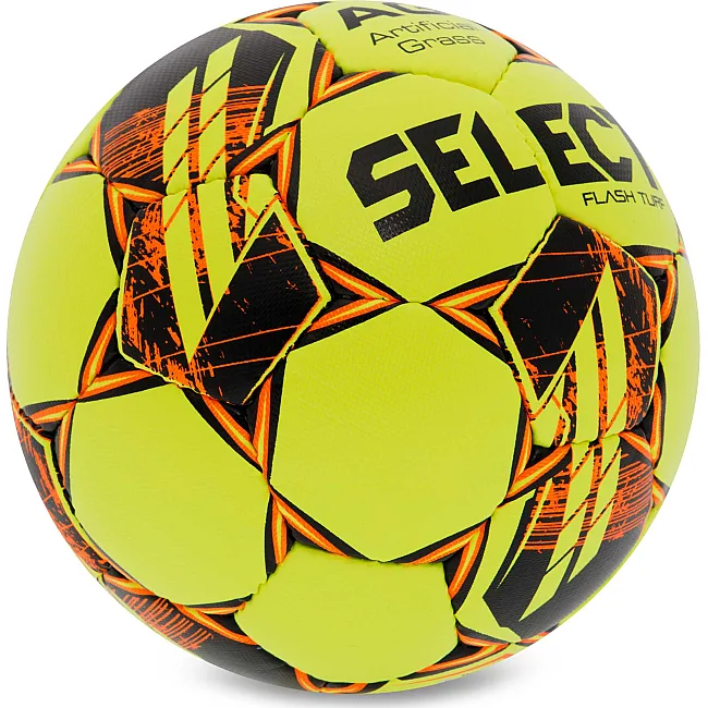 Футбольний м'яч
 SELECT FLASH TURF FIFA BASIC V23 FLASH-TURF-YOR №4 (Жовто-жовтогарячий)