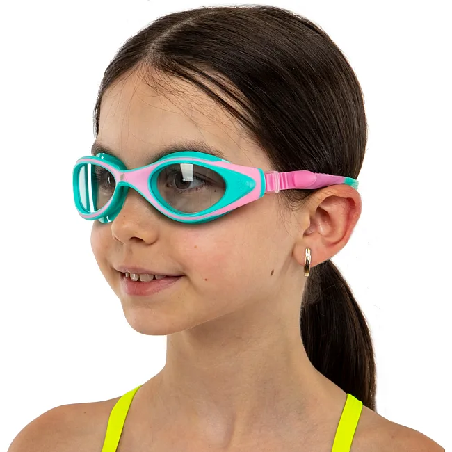 Очки для плавания юниорские MADWAVE
 AUTIMATIC JUNIOR FLAME M041104 (Зеленый-серый)