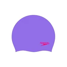 Детская шапочка для плавания Speedo MOULDED SILC CAP JU PURPLE/RED фиолетовый OSFM