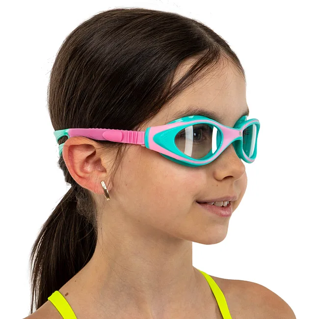 Очки для плавания юниорские MADWAVE
 AUTIMATIC JUNIOR FLAME M041104 (Зеленый-серый)