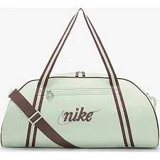 Сумка спортивна W NK GYM CLUB - RETRO 24L коричневий, салатовий Жін 33×51×23 см