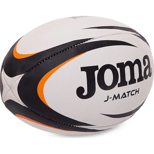 Регбийный мяч
 JOMA
 J-MATCH 400742-201
 5 (Черный-белый-оранжевый)