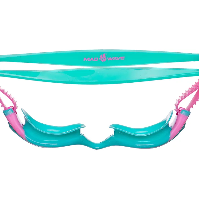 Очки для плавания юниорские MADWAVE
 AUTIMATIC JUNIOR FLAME M041104 (Зеленый-серый)