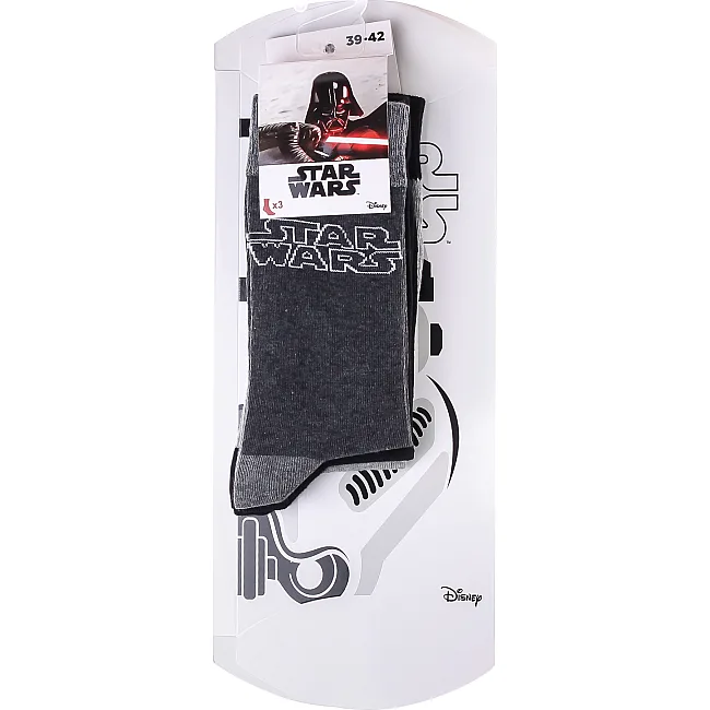 Носки STAR WARS CONTOUR TETE TROOPER 3P, арт.93920111-1