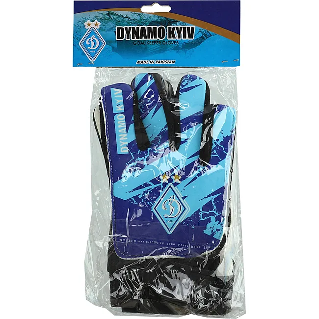 Детские вратарские перчатки
 BALLONSTAR с символикой футбольного клуба DYNAMO KYIV FB-8241 (Синий-голубой)