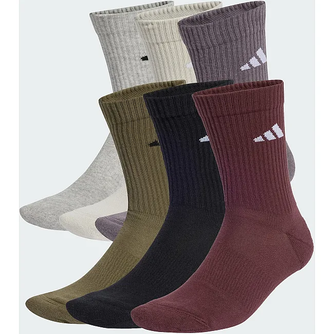 Носки Adidas CUSHIONED CREW SOCKS 6P мультиколор