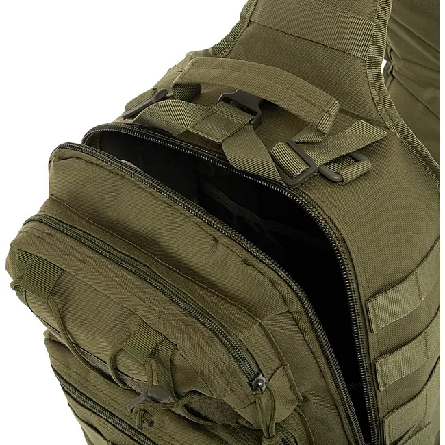 Рюкзак тактический
 с одной лямкой MILITARY RANGERS
 ZK-9115
 35х25х15см 13л (Хаки)