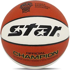 Баскетбольний м'яч STAR CHAMPION BB316-25 6 (Оранжево-білий)