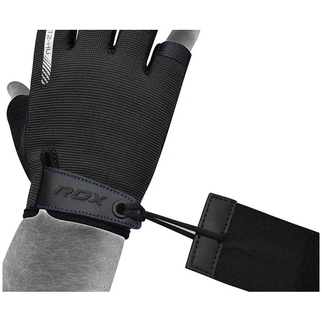 Рукавички для фітнесу RDX T2 Half Blue