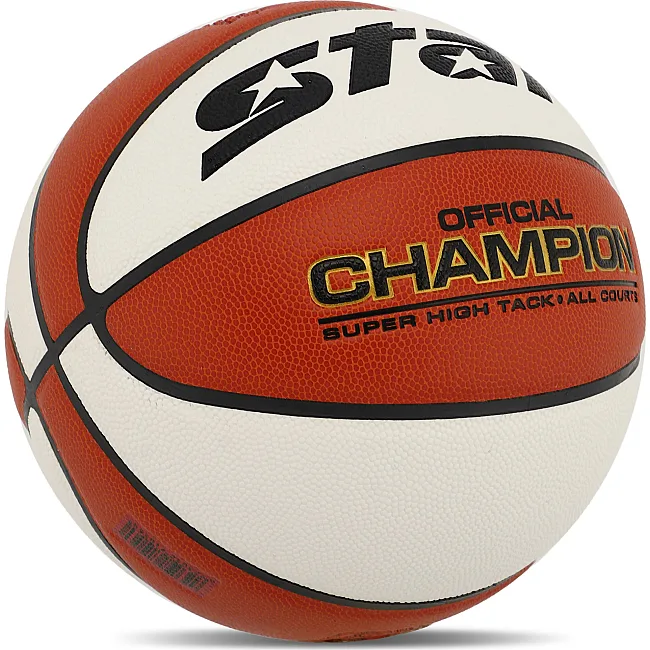 Баскетбольний м'яч
 STAR CHAMPION BB316-25
 6 (Помаранчевий-білий)