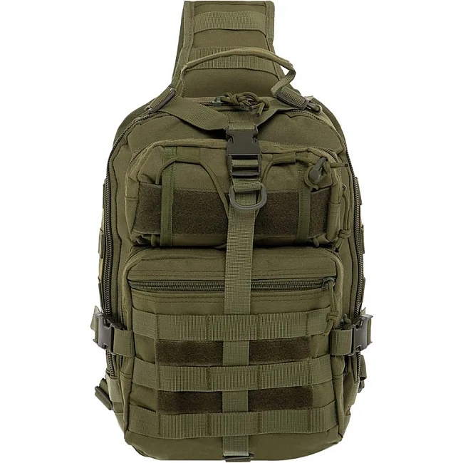 Рюкзак тактический
 с одной лямкой MILITARY RANGERS
 ZK-9115
 35х25х15см 13л (Хаки)